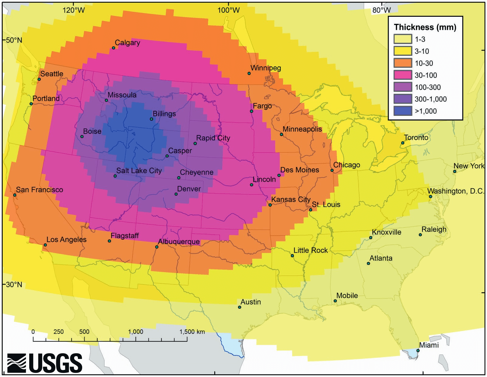 USGS Yellowstone 19 04 2016